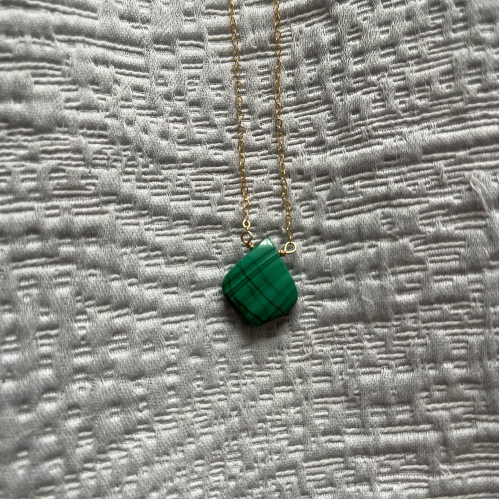 Malachite Crystal Necklace